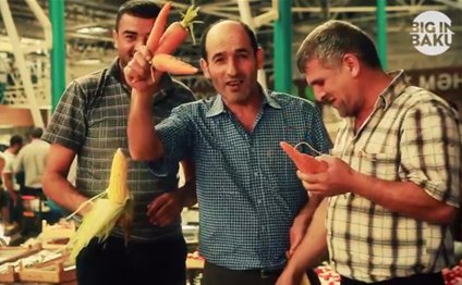 Bakının "Yaşıl bazar"ından maraqlı video