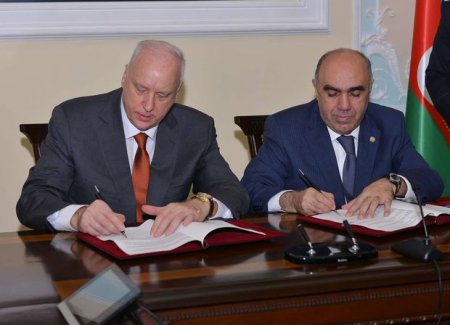 Azərbaycan Baş Prokurorluğu ilə Rusiya İstintaq Komitəsi arasında saziş imzalandı