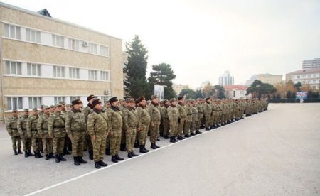 Zakir Həsənov generalları və komandirləri poliqona topladı