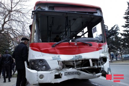 Qəzaya səbəb olan avtobus sürücüsü yaxalandı