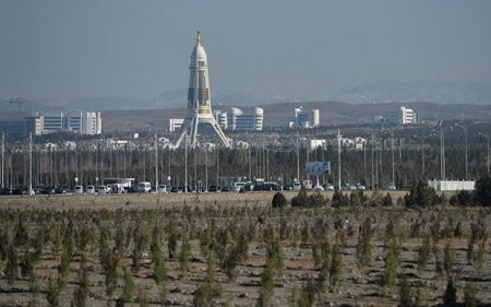 Aşqabadın yeni aeroportu Ginnesin rekordlar kitabına düşdü