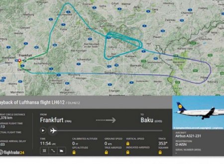 Frankfurtdan Bakıya uçan “Airbus”la bağlı əhvalat: gənc qadın səsi eşidib diksinir və...