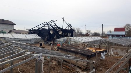Rusiyada azərbaycanlıların yaşadığı ev yanıb kül oldu