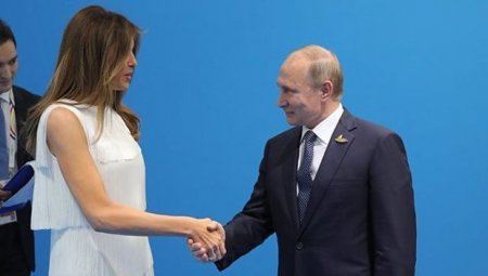 Melanya Tramp həyat yoldaşını Putinlə görüşdən “çıxarmaq” istədi