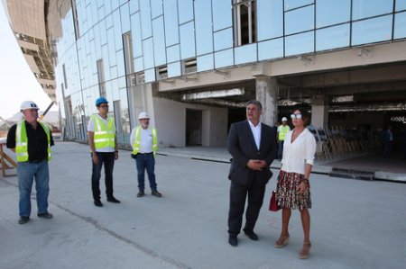 Mehriban Əliyeva Bakı Olimpiya Stadionunda