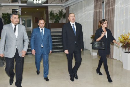 Prezident İlham Əliyev otelin açılışında