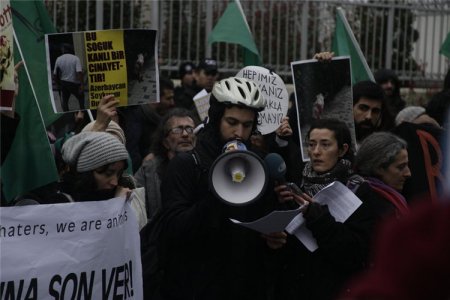 İstanbulda Azərbaycana qarşı, “Hamımız heyvanıq” aksiyası