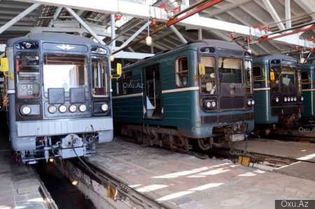 Bakı metrosunun yeni qatarları