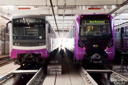 Bakı metrosunun yeni qatarları