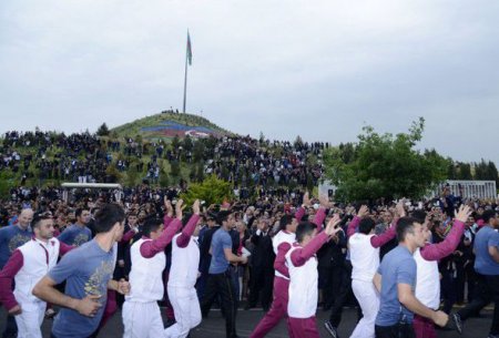 Cəbhə bölgəsində möhtəşəm Məşəl festivalı