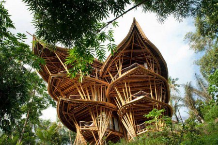 Bambuk, zərif evlər