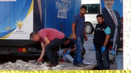 Türkiyədə AKP-yə məxsus avtomobilin altından bomba çıxdı