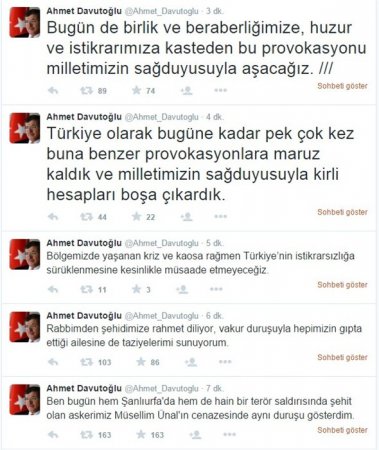 Davudoğlu əsəbləşdi: Bəsdirin!