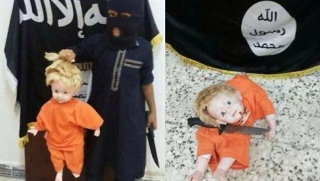 Şok! 3 yaşlı İŞİD cəlladı baş kəsir