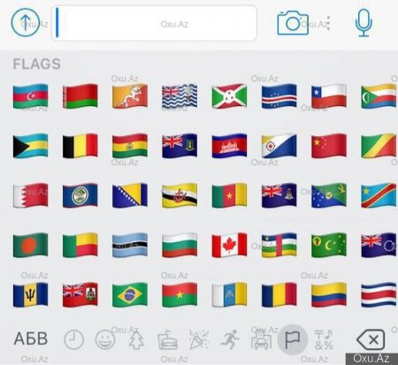 Azərbaycan bayrağı WhatsApp-da