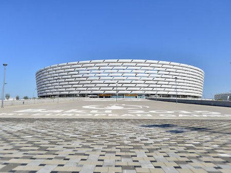 Olimpiya stadionu Azərbaycan-İtaliya matçına hazırlaşır