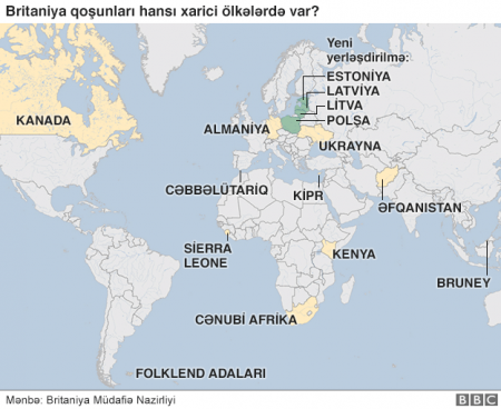 Britaniya Baltik regionuna qoşun göndərir