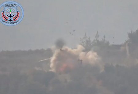 Suriyada Rusiya helikopterini belə vurdular