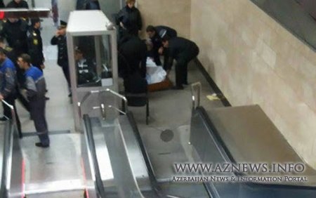 Bakı metrosunda dəhşətli intihar