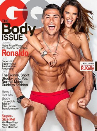 Cristiano Ronaldo və Alessandra Ambrosio  “GQ” jurnalı üçün