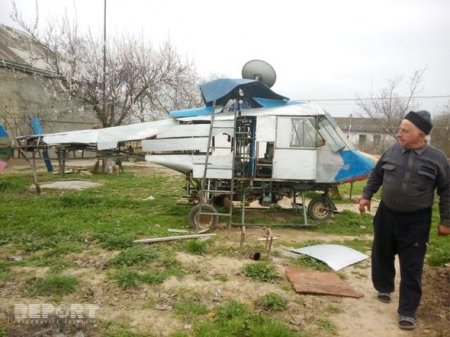 Qusar sakini helikopter hazırladı