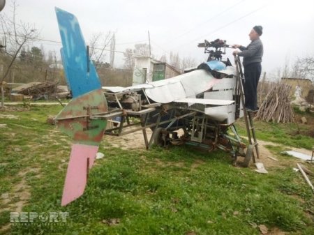 Qusar sakini helikopter hazırladı