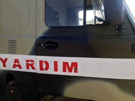 Düşmən tibb maşınını atəşə tutdu