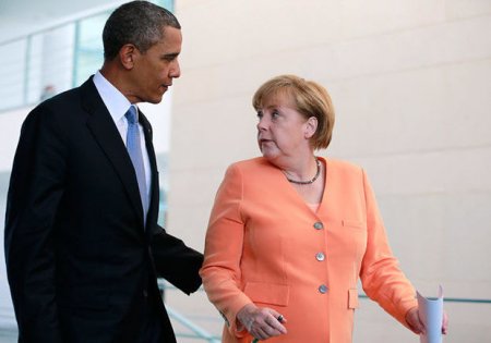 Obama Almaniyadadır