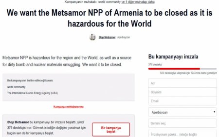 Sosial şəbəkələri "STOP METSAMOR" haştaqı bürüdü