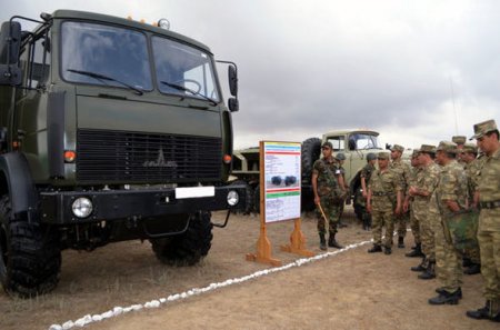 Kimya Qoşunlarının döyüş hazırlığı təlimi keçirilib