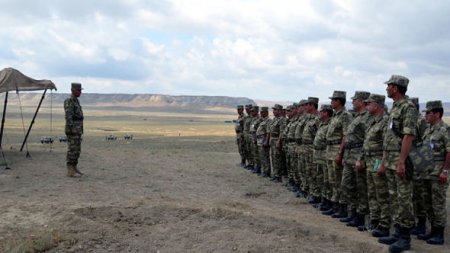 Kimya Qoşunlarının döyüş hazırlığı təlimi keçirilib