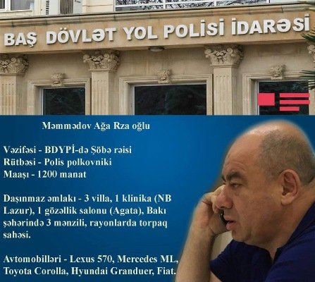 DYP polkovnikinin biznes imperiyası ilə bağlı ŞOK İDDİALAR