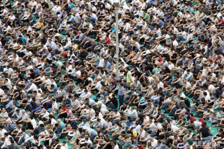 Bakıda bayram namazı