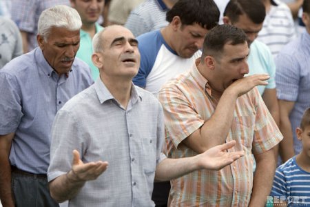 Bakıda bayram namazı