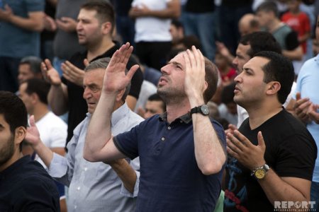 Bakıda bayram namazı