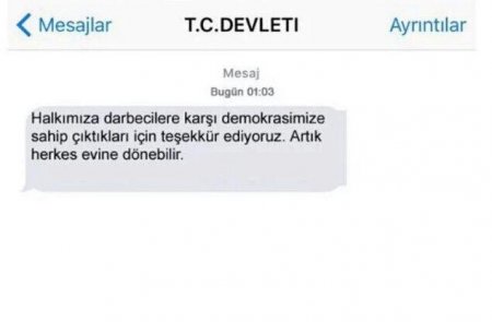 Türkiyədə FETO-çulardan saxta sms dalğası