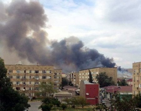 “Araz” zavodunda partlayışın nəticələri aradan qaldırılır