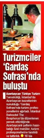 İstanbulda Azərbaycan mətbəxi nümunələrinin tanıtımı məqsədilə “Qardaş süfrəsi” adlı tədbir keçirilib