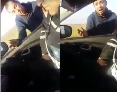 İşdən çıxarılmış yol polisi onun videosunu yayanı hədələdi