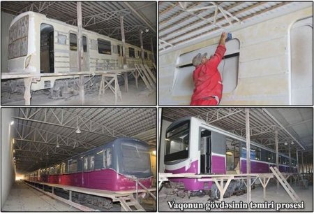 Bakı Metropoliteninin yenilənmiş qatarları