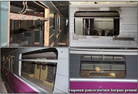 Bakı Metropoliteninin yenilənmiş qatarları