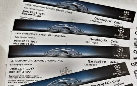 “Qarabağ” – “Çelsi” oyununa 50 min bilet satılıb