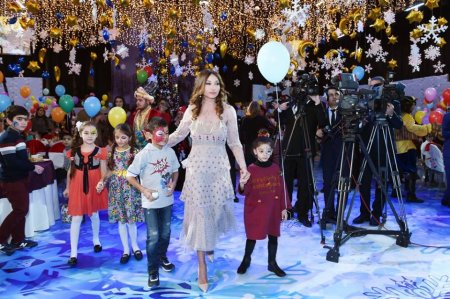 Birinci vitse-prezident Mehriban Əliyeva uşaqlar üçün bayram şənliyi təşkil etdi