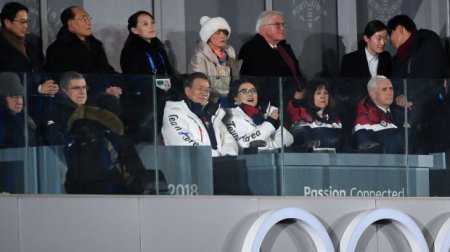 Cənubi Koreya prezidenti Şimali Koreya liderinin bacısı ilə görüşdü