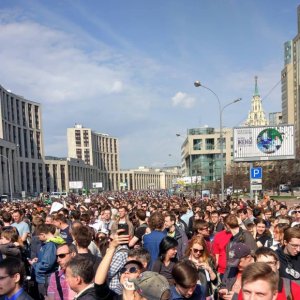 Moskvada 12 min nəfər internetin azadlığı naminə küçələrə çıxdı