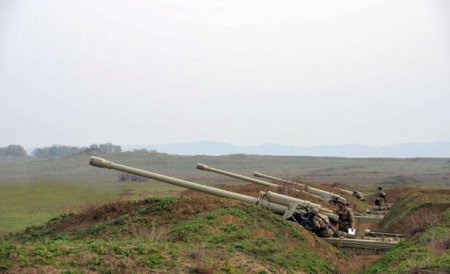 Yenə 2 aprel: Azərbaycan ordusunun artilleriya hazırlığı, bu dəfə poliqonda