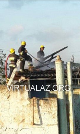 Salyanda müəmmalı yanğın: qazı, işığı olmayan 3 otaqlı ev yandı