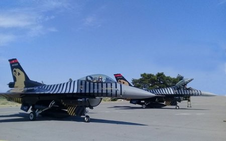 Türkiyə F16-ları Azərbaycan gəldi