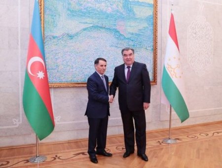Novruz Məmmədov Tacikistan Prezidenti ilə görüşdü