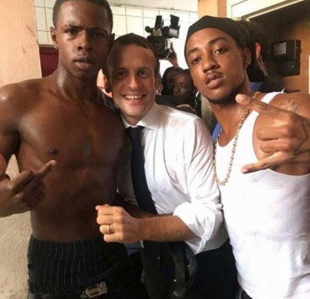 Fransa prezidenti ilə foto çəkdirən oğlan narkomafiya ilə əlaqəli imiş